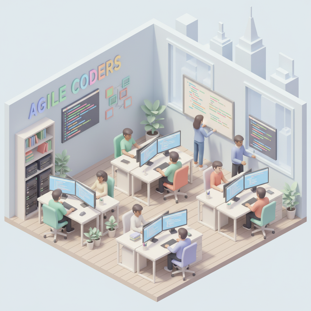 Illustration of Agile Coding and Collaboration